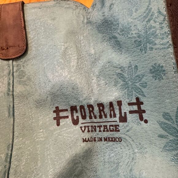 Corral Vintage Embroidery Leather Round Toe Western Boots C1971 SZ 6 M (66507) - Picture 16 of 16